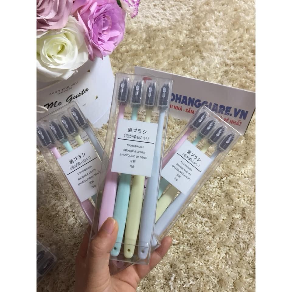 set 4 Bàn chải đánh răng lúa mạch mụi