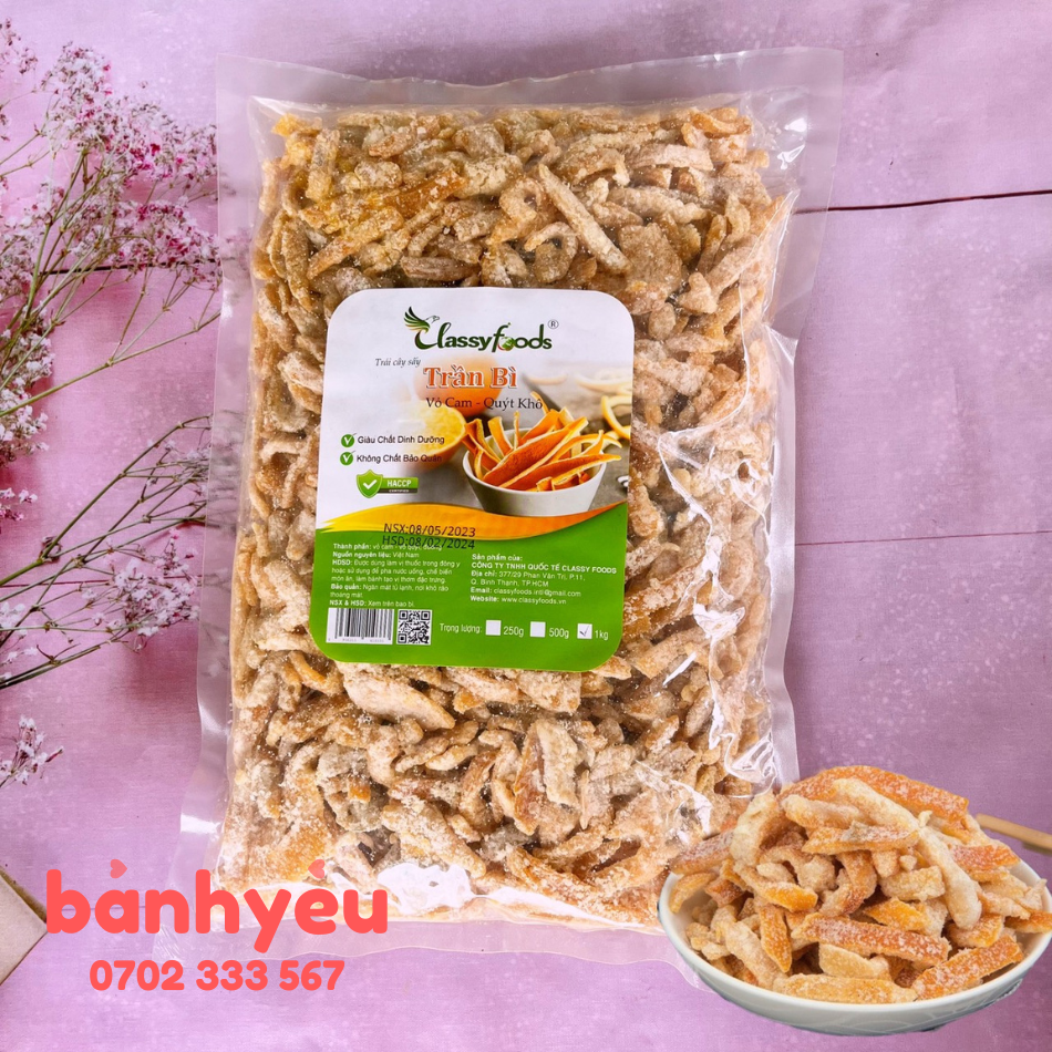 Mứt Trần Bì Chia-100g