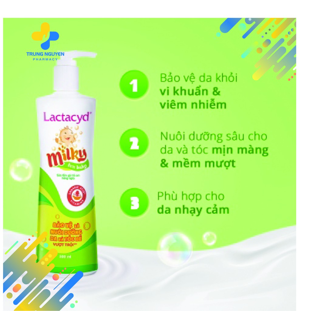 [HCM]Sữa Tắm Gội Hằng Ngày - Lactacyd - 500Ml