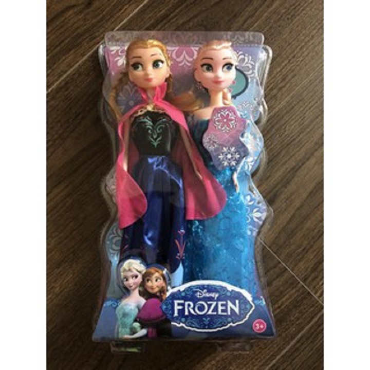 BỘ 2 BÚP BÊ CÔNG CHÚA ANNA VÀ ELSA CHO BÉ
