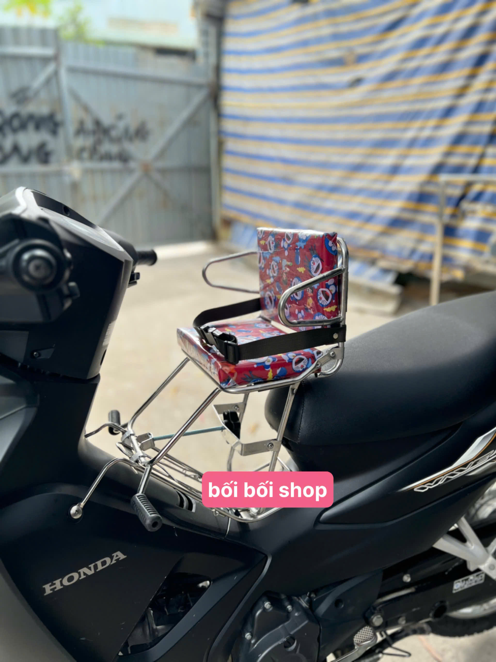 [HCM]Ghế ngồi xe số cho bé ( có đai )