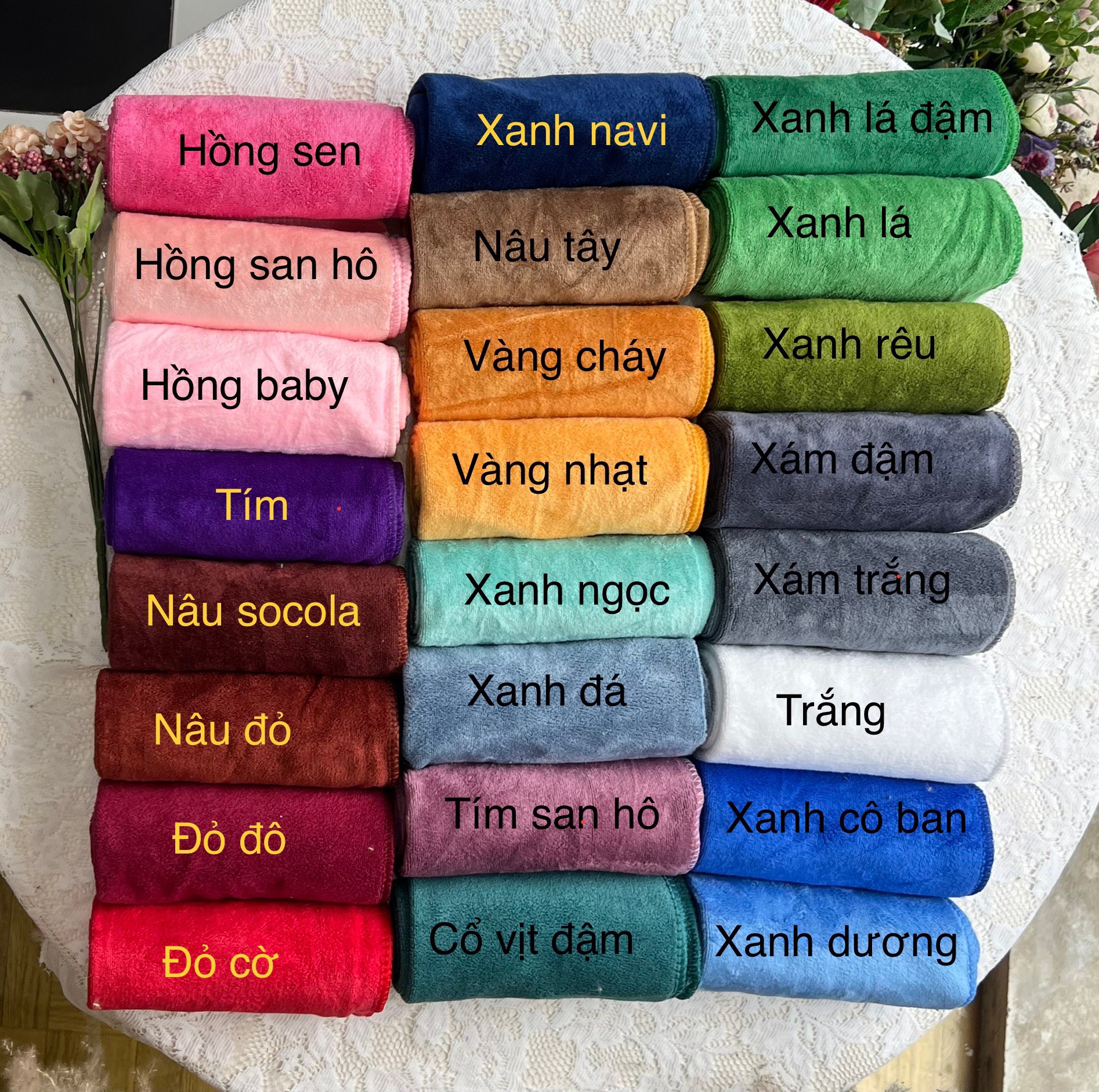 10 Khăn lau ô tô 30 * 50 cm