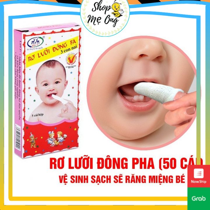 Rơ Lưỡi Đông Pha Cho Bé Sơ Sinh (10 Hộp-50 cái)