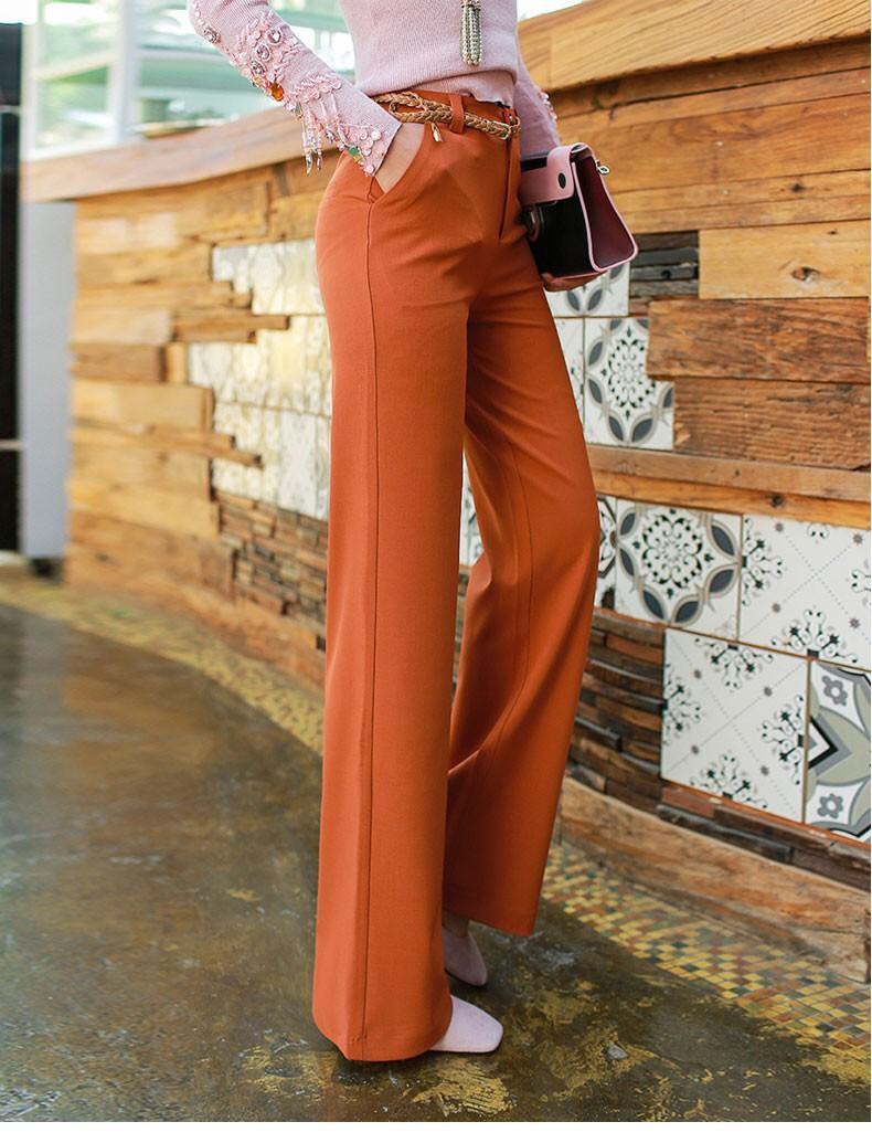 Quần tây nữ - Quần tây nữ ống suông hot trend [quần ống suông]