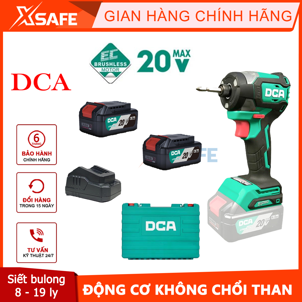 DCA adpl208 highest torque brushless battery cordless screw tightening Machine 3 levels adjustable quick-grip body-Original