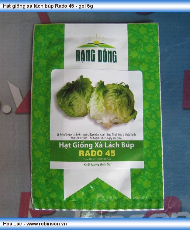 Hạt giống xà lách búp rado 45 rạng đông gói 5gram