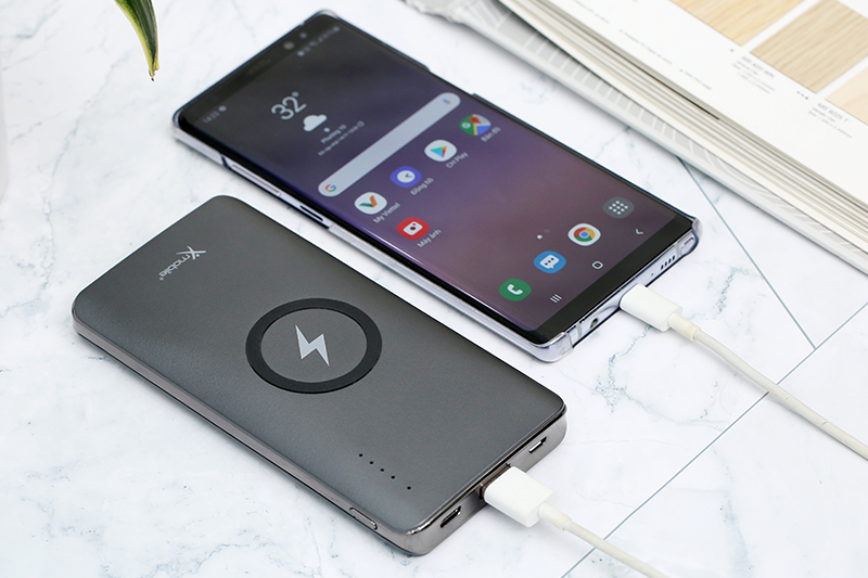 [HCM]Pin sạc dự phòng không dây  Type C PD QC3.0 Xmobile P66D