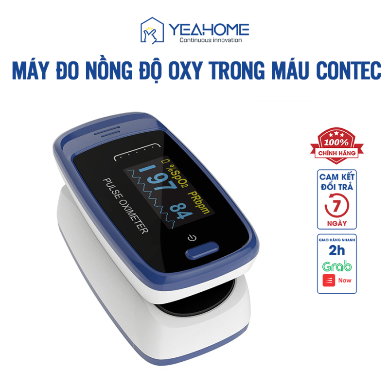 Nơi bán Máy đo nồng độ oxi trong máu SPO2 và nhịp tim CONTEC CMS50D2-2 nhỏ gọn dễ dàng sử dụng, thông số chính xác - Chính hãng