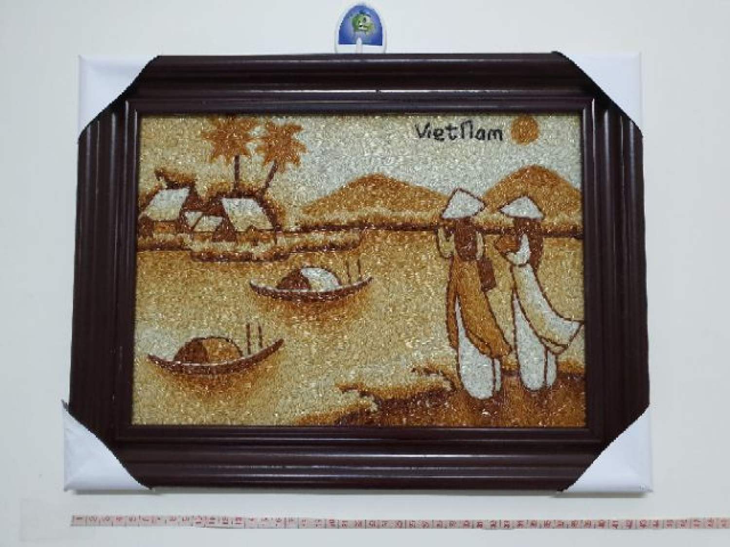Tranh Gạo Lưu Niệm Việt Nam (30cmx40cm)