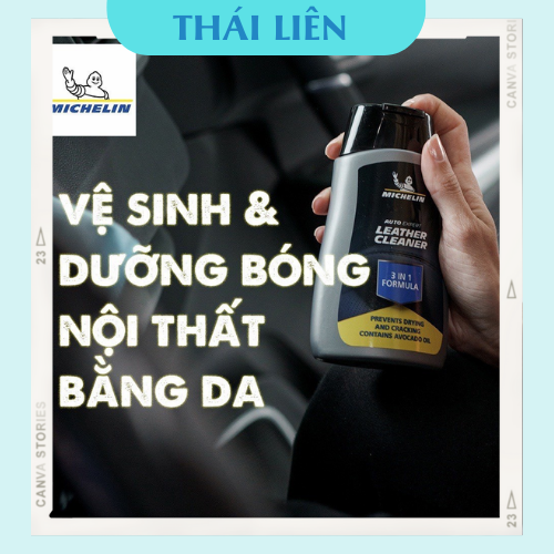 Dung Dịch Làm Sạch & Bảo Dưỡng Da Michelin Leather Cleaner 32187