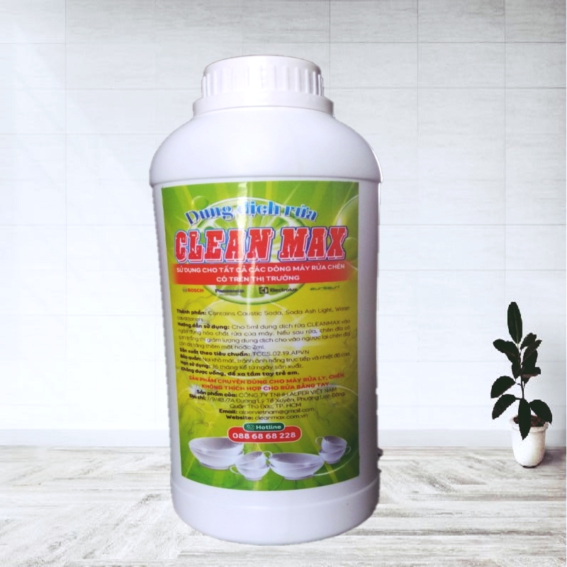 Dung dịch rửa chén bát cho máy rửa chén bát CLEAN MAX 1000ML