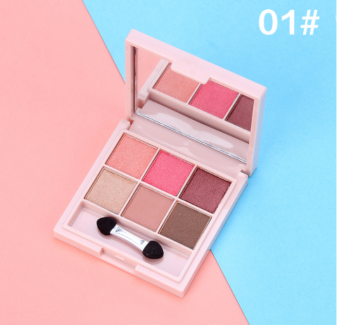 Phấn mắt Lameila hộp vuông 6 ô
