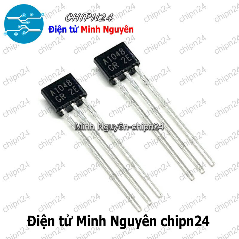 [3 con] (KT1) Transistor A1048 TO-92S PNP 150mA 50V (80MHz 200mW 2SA1048 1048) - HH006134