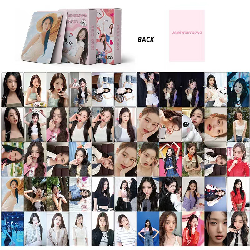 Set 55 lomo card ive - wonyoung dễ thương 2024