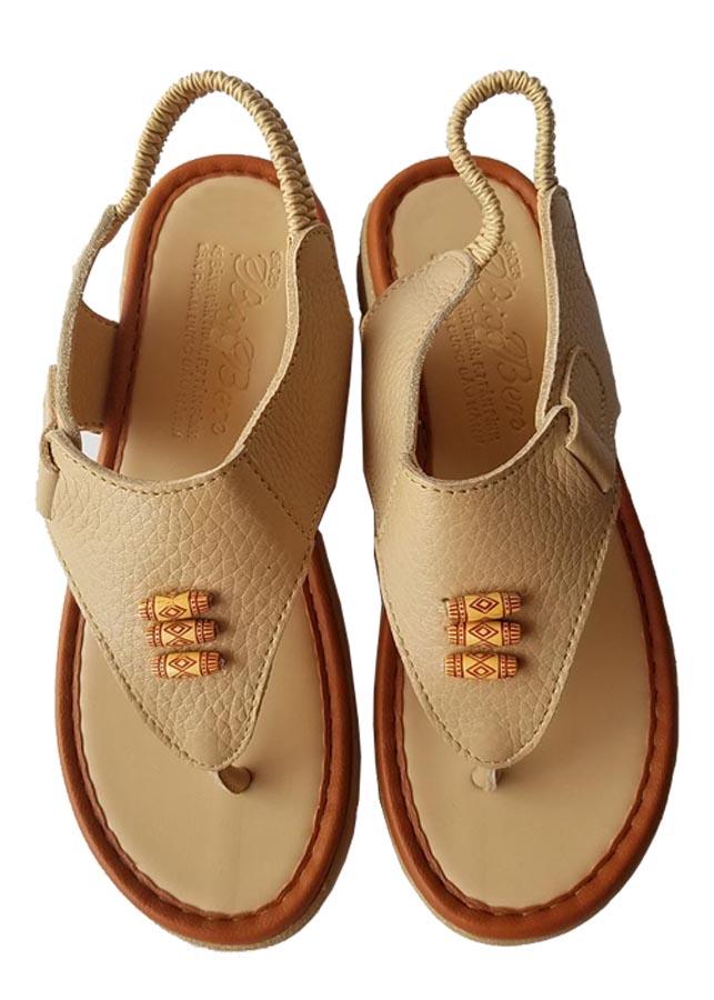 Sandal nữ biggben da bò thật cao cấp sdnb8