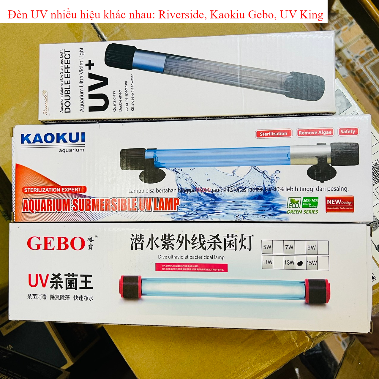 Đèn UV diệt khuẩn cho hồ cá 5 đến 20W