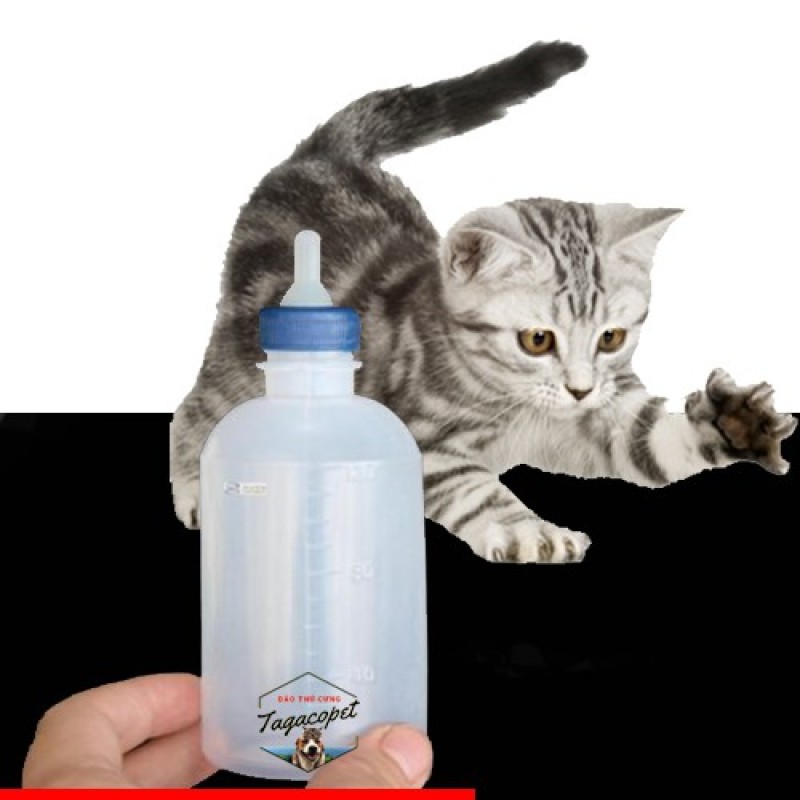 Bình Ti Sữa Cho Chó Mèo Sơ Sinh,Chó Mèo Con 120ml