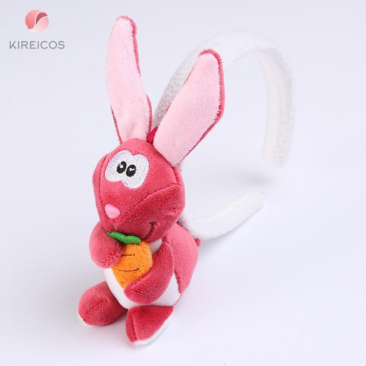 [HCM]Cài Tóc Trang Điểm Thỏ Ôm Cà Rốt 4D Siêu Cưng - kireicos