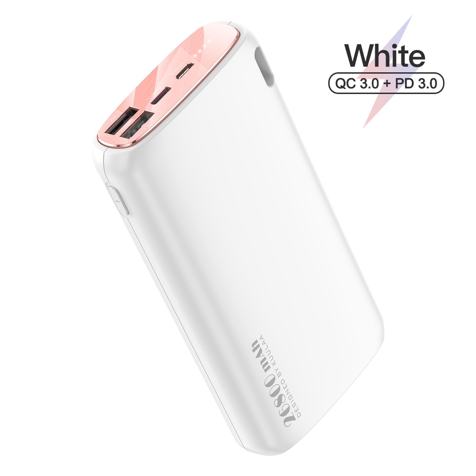 KUULAA Ngân hàng điện dung lượng cao 20000mAh Đầu ra USB kép Màn hình LED mỏng và di động cho iPhone 13 12 / 12pro / 12 mini Samsung Huawei Xiaomi Mi