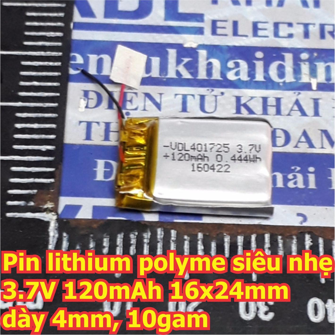 Pin lithium polyme siêu nhỏ nhẹ trong tai nghe máy nghe nhạc máy bay ĐKTX đồ chơi 3.7V 551435 751626 721855 kde5391