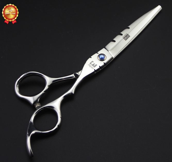 Bộ kéo cắt tóc Kasho HA 02 trắng (Tặng bao da và chỉnh kéo khi mua 2 cây )