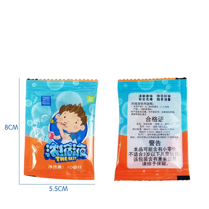 combo 5 túi Nước pha bong bóng xà phòng