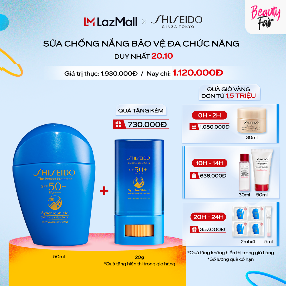 Sữa chống nắng dành cho da nhạy cảm Shiseido GSC Perfect UV Protector S