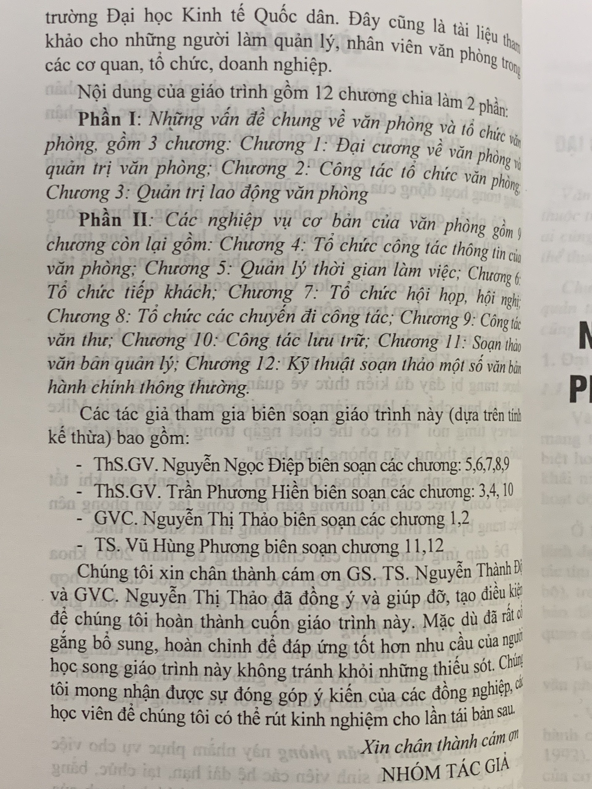 Giáo Trình Quản Trị Văn Phòng