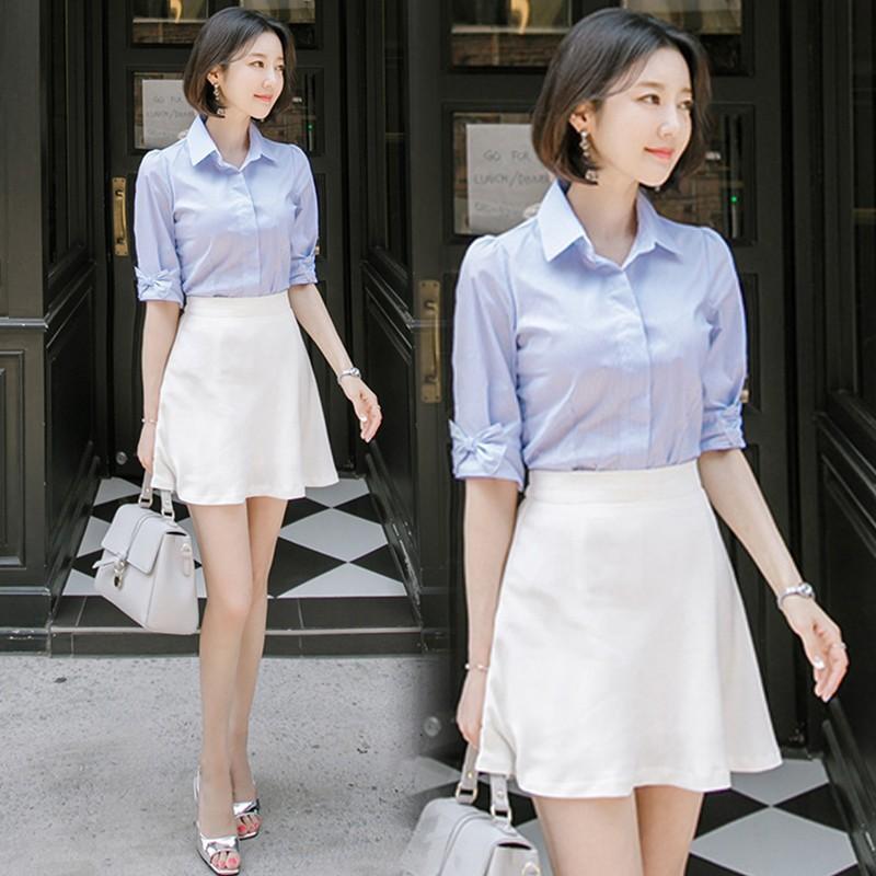 [HCM]áo sơ mi sọc hana