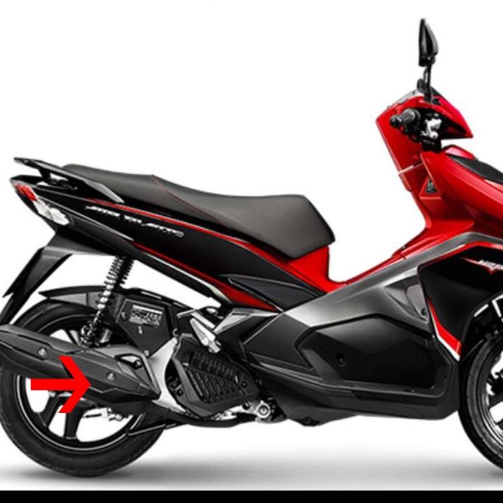 Ốp pô xe airblade 2016-2017 có vân cacbon siêu chất