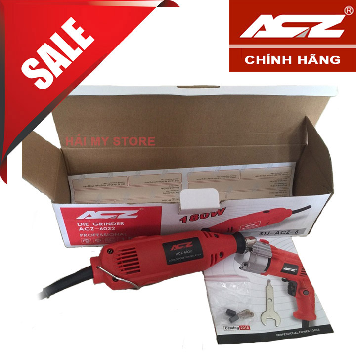 Máy Mài Chai Điêu Khắc 3mm ACZ6032 - Máy Mài Cầm Tay Mini Chỉnh Tốc Độ ACZ