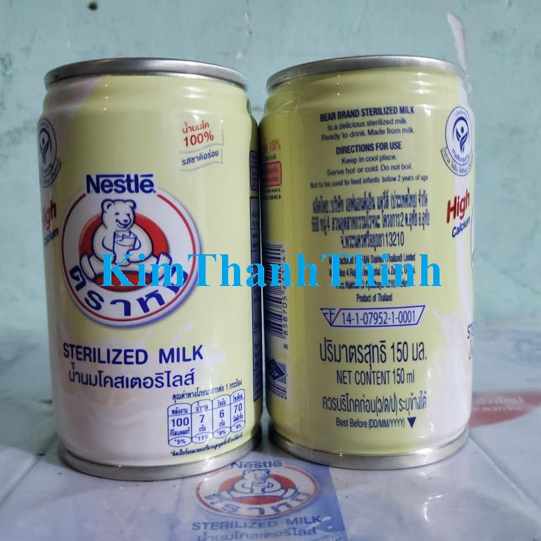(KTT) Sữa gấu NESTLE Thái Lan lon 140 ml
