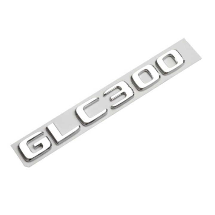 Decal tem chữ glc300 dán đuôi xe ô tô