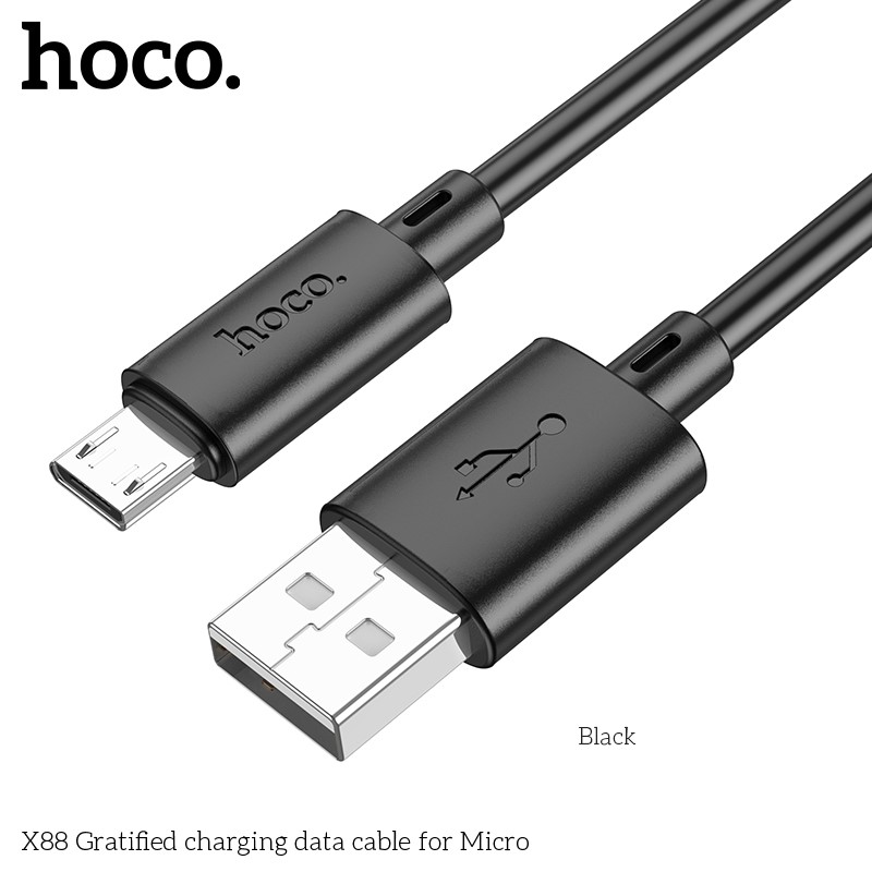 Dây cáp sạc điện thoại chân Type-C, Micro, Lighning x88