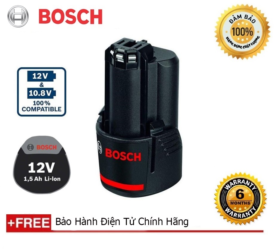 Pin cho máy khoan Bosch 12V - 1.5Ah