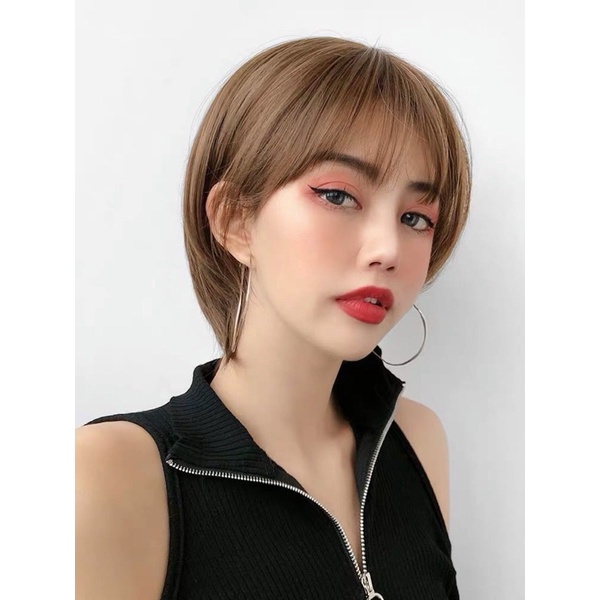 tóc giả nguyên đầu vic ngắn tomboy - mã D3078