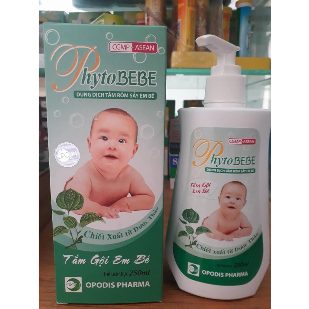 Sữa tắm rôm sảy trẻ em PHYTOBEBE 250ml