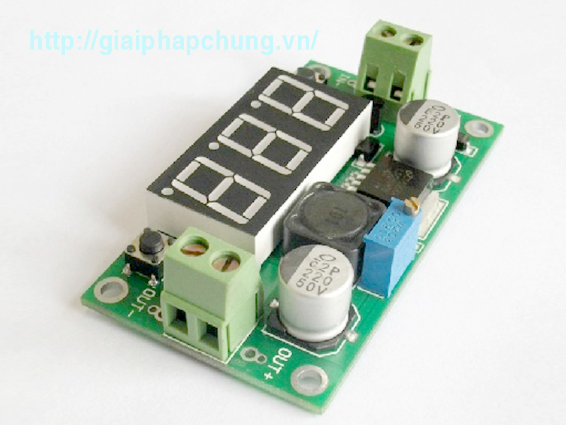 Module Hạ áp LM2596S nguồn DC có Led hiển thị