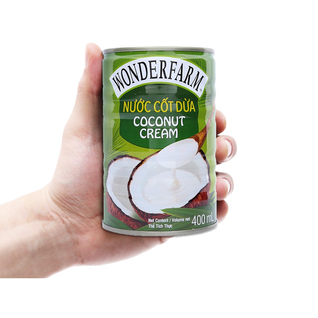 NƯỚC CỐT DỪA WONDERFARM - Lon 400ml