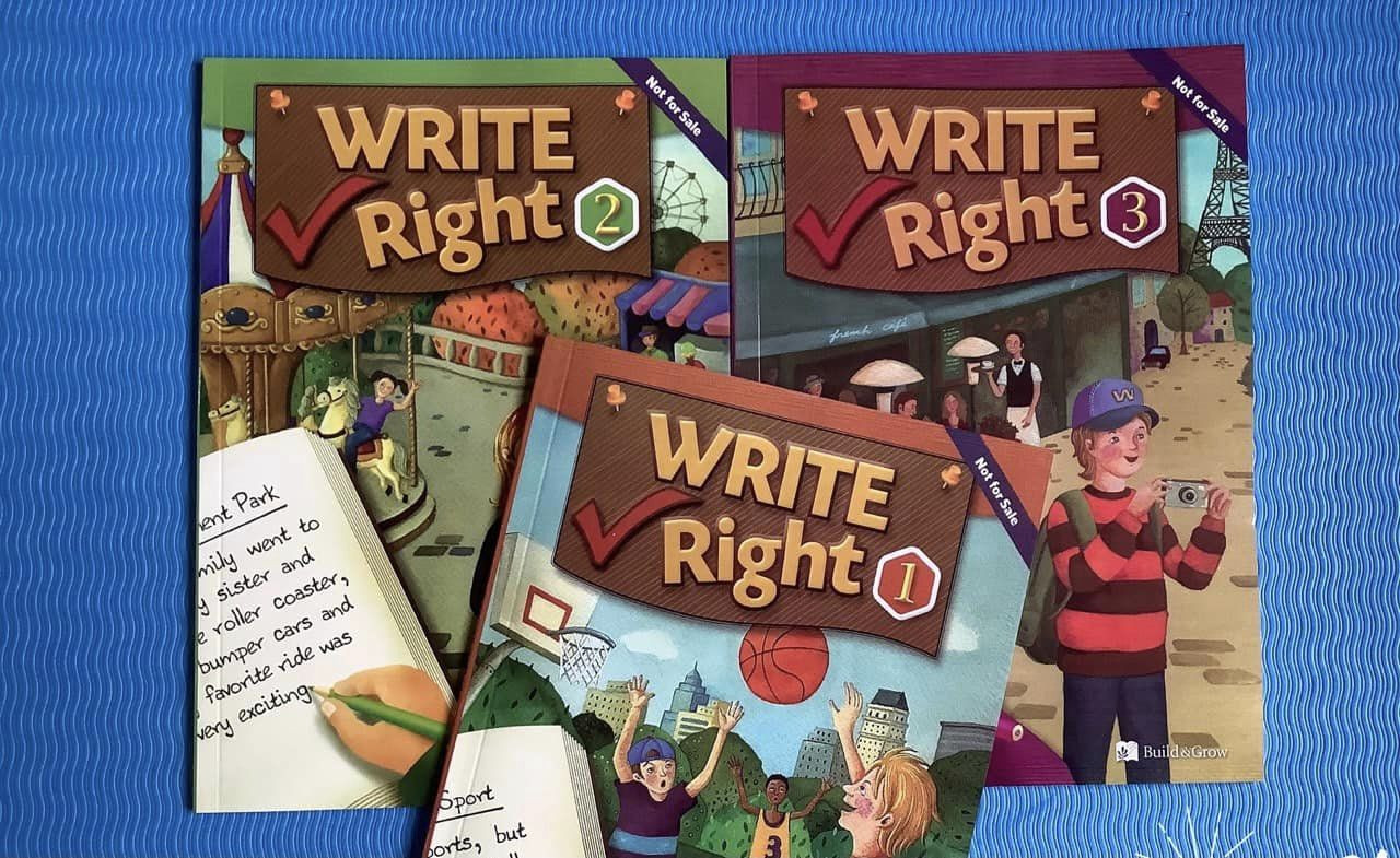 WRITE RIGHT- SÁCH CHUYÊN LUYỆN VIẾT TIẾNG ANH CHO CÁC BÉ