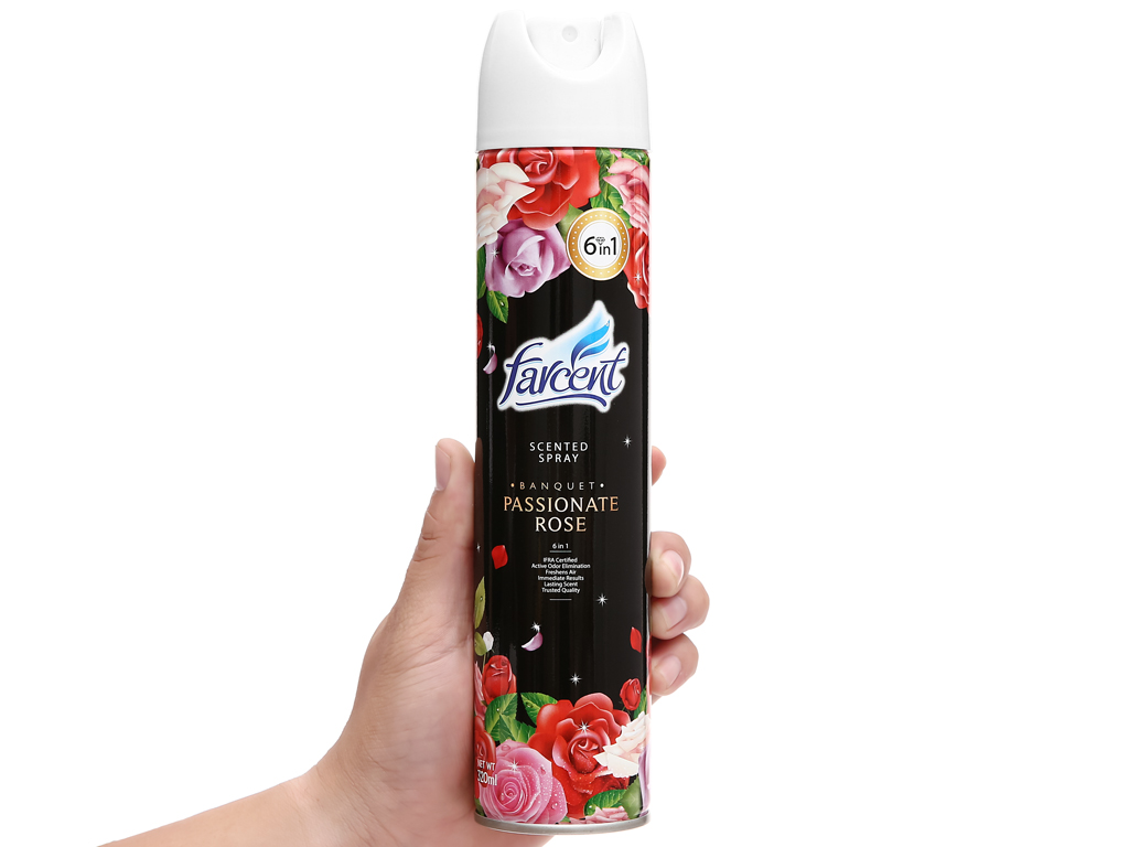 [HCM]Xịt thơm phòng Farcent 320ml- Hương hoa hồng