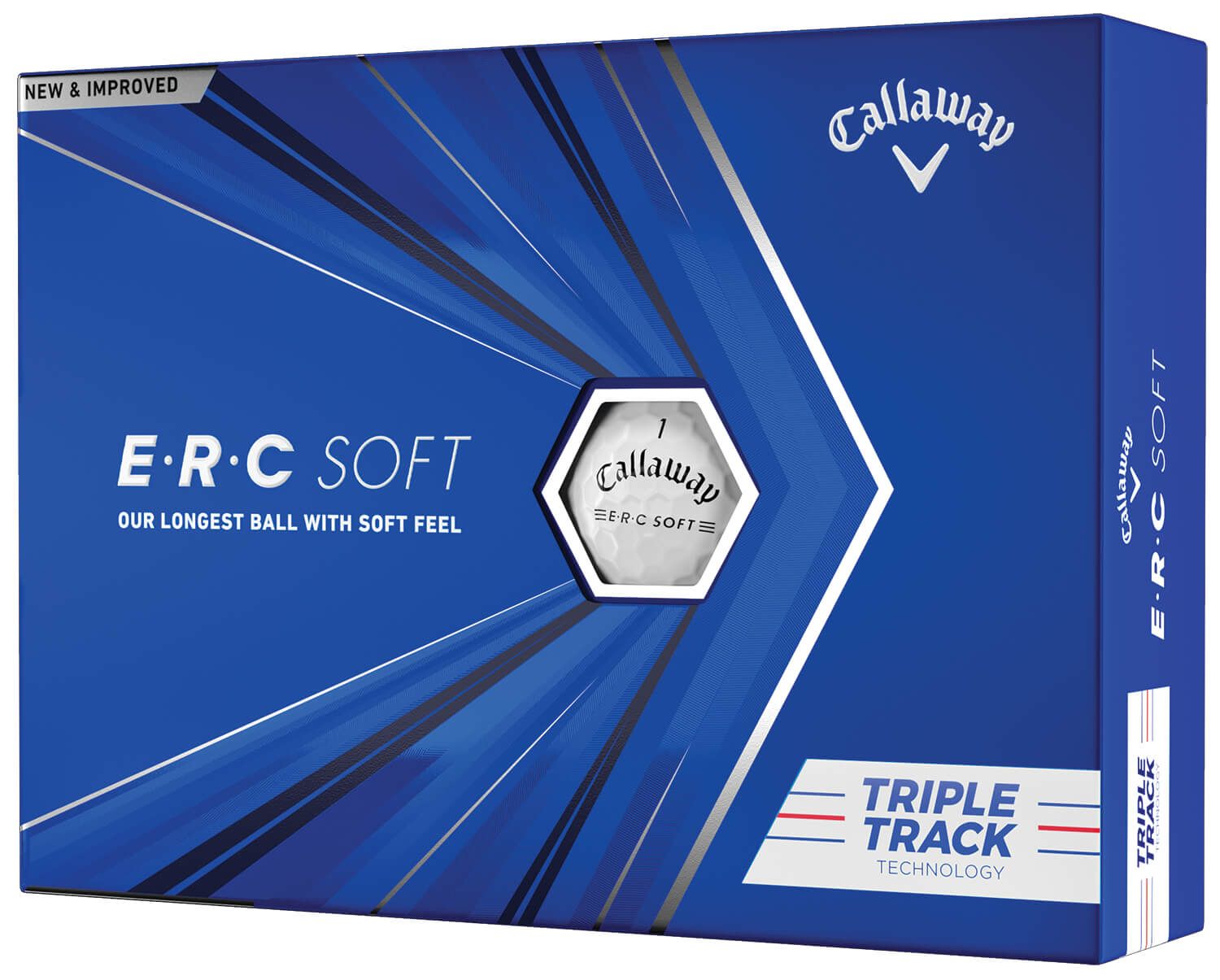 Bóng Chơi Golf Callaway - ERC SOLF 19 Triple Track