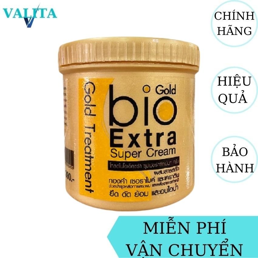 [FreeShip] Kem Ủ Tóc Bio Gold Treatment Thái Lan VALITA với chiết xuất từ thiên nhiên giúp tóc suôn mượt, óng ả, cung cấp dưỡng chất, phục hồi hư tổn cho tóc-500ml