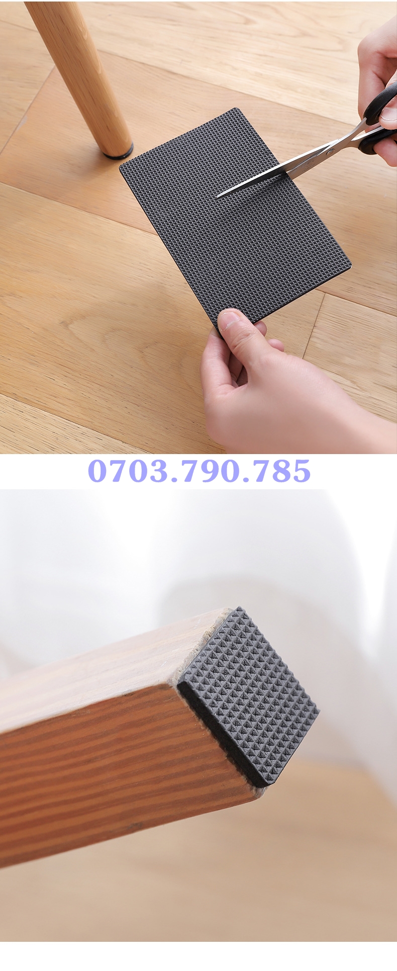 [HCM]Miếng Dán Lót Kê Chân Bàn Ghế
