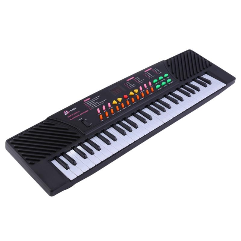 MQ Mq-5468 54 Key Music Electronic Keyboard Piano with Sound Effects- Portable for Kids & Beginners,Eu Plug