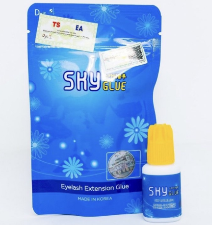 [HCM]Keo nối mi sky trong sky ts keo tàng hình là dòng chân keo trắng phù hợp để tạo fan mi