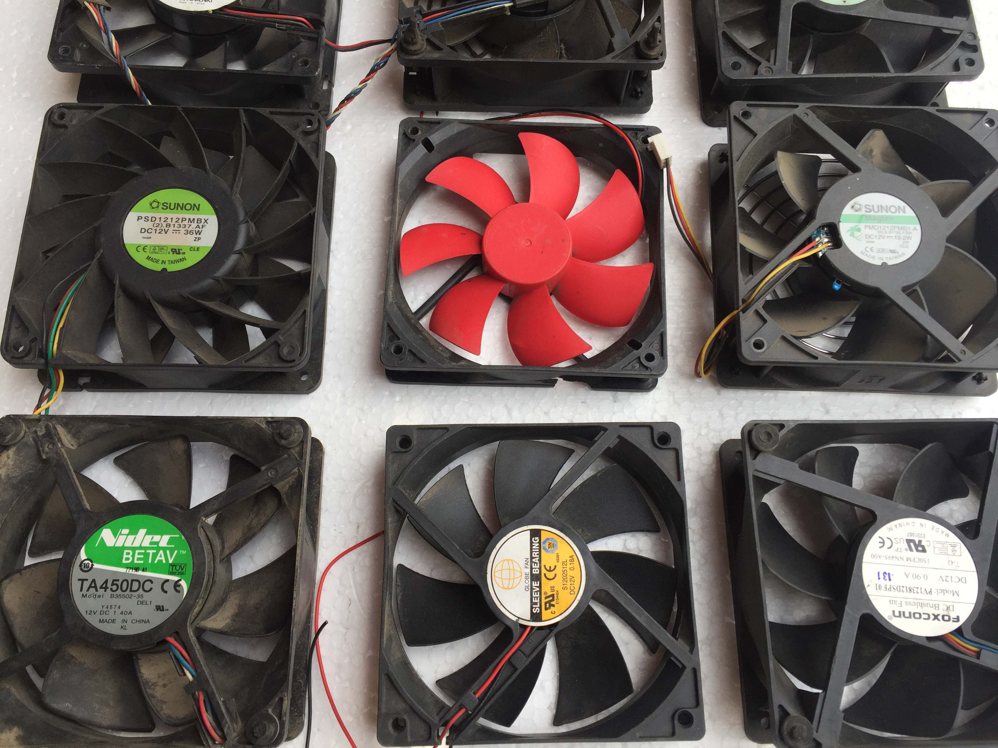 12V Cooling Fan, Size 12X12Cm, Current 0.2A-0.5A
