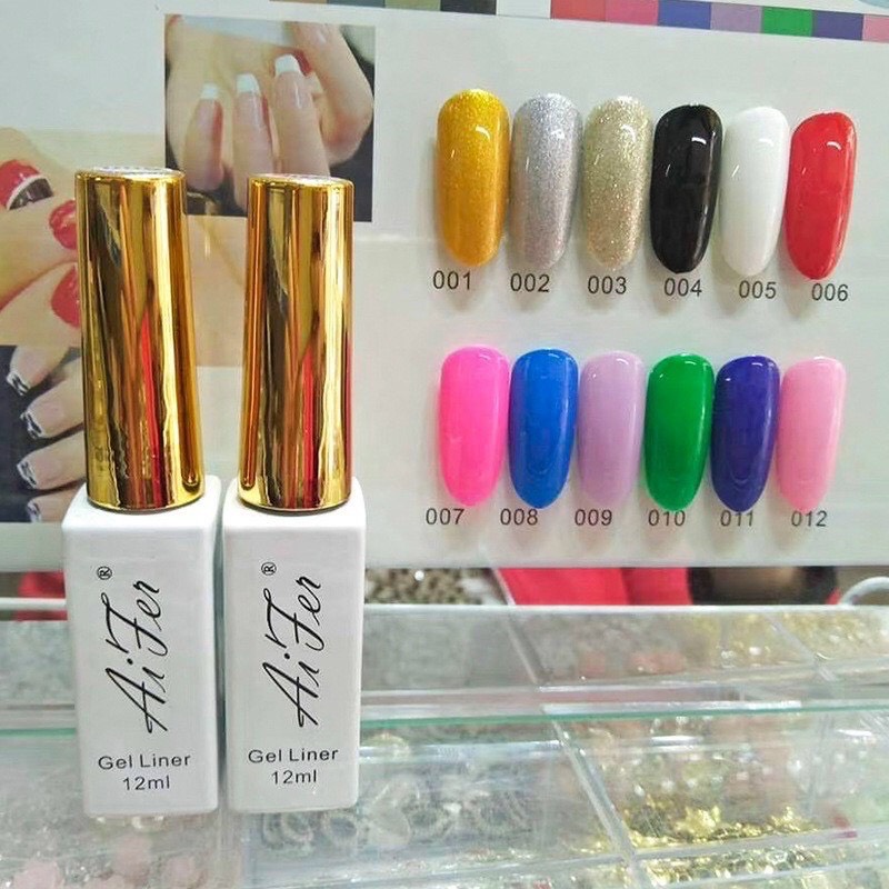 Cọ nét gel siêu mảnh aifer 12ml