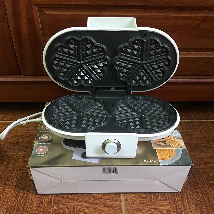 Máy Làm Bánh Waffle Tổ Ong Đôi
