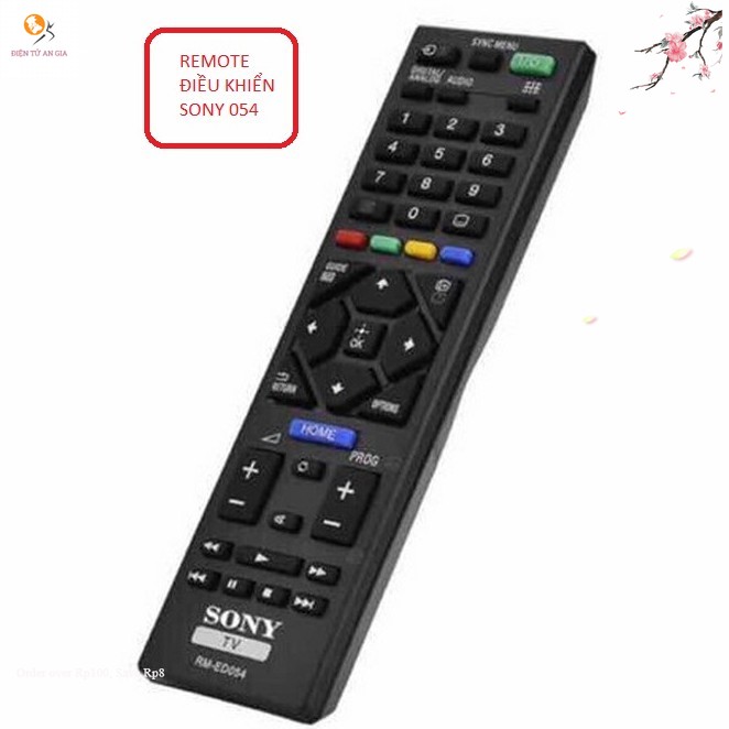 Remote tv sony ed 054 - điều khiển tv sony có nút home